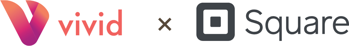 Vivid and Square partnership logo